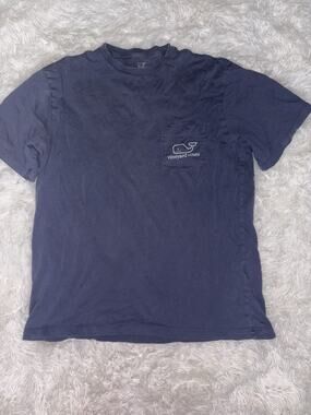 Vineyard Vines Men S Classic Blue Back Design Tee. Grt. Older Nt Desc**